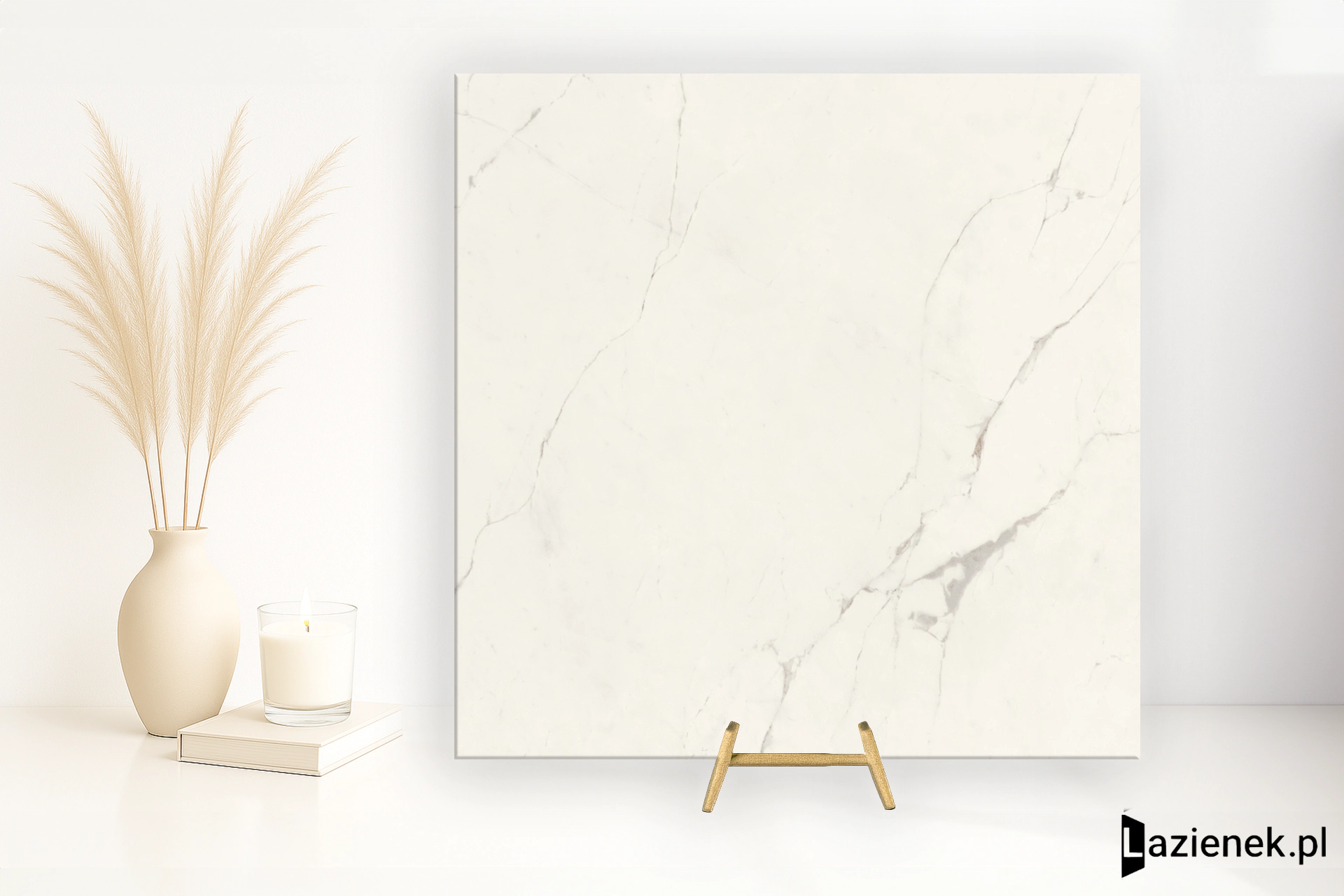 Cotto D'este Vanity Bianco Luce opalizujący mat 120x120 cm gr. 7 mm - płytka rektyfikowana / EK8VA00